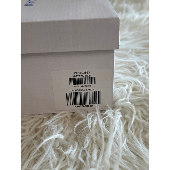 Good American Denim Thong Mule Sandal Size 9 - Picture 5 of 12